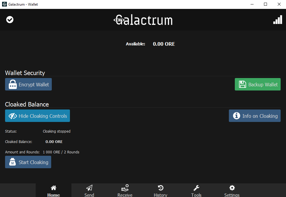 Galactrum lommebok